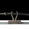 1060 Carbon Steel Katana - Handmade Japanese samurai sword-Plated Dragon Tsuba and Alloy Fittings