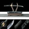 1060 Steel Katana - Handmade Japanese samurai sword with Lacquered Saya and Iron Fittings
