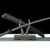 carbon steel titanium plated titanium plated-Tactical Katana with K-Saya