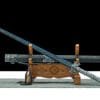 1095 Handcrafted Chinese Sword – Blue Blade with Dragon-Engraved Scabbard
