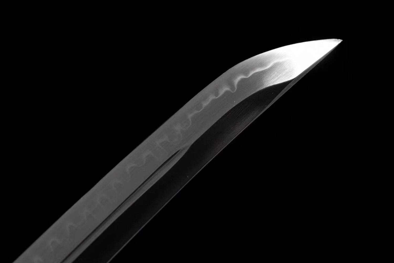 1095 Steel Katana - Handmade Japanese samurai sword with Floral Scabbard and Copper Fittings