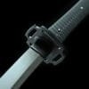 carbon steel titanium plated titanium plated-Tactical Katana with K-Saya