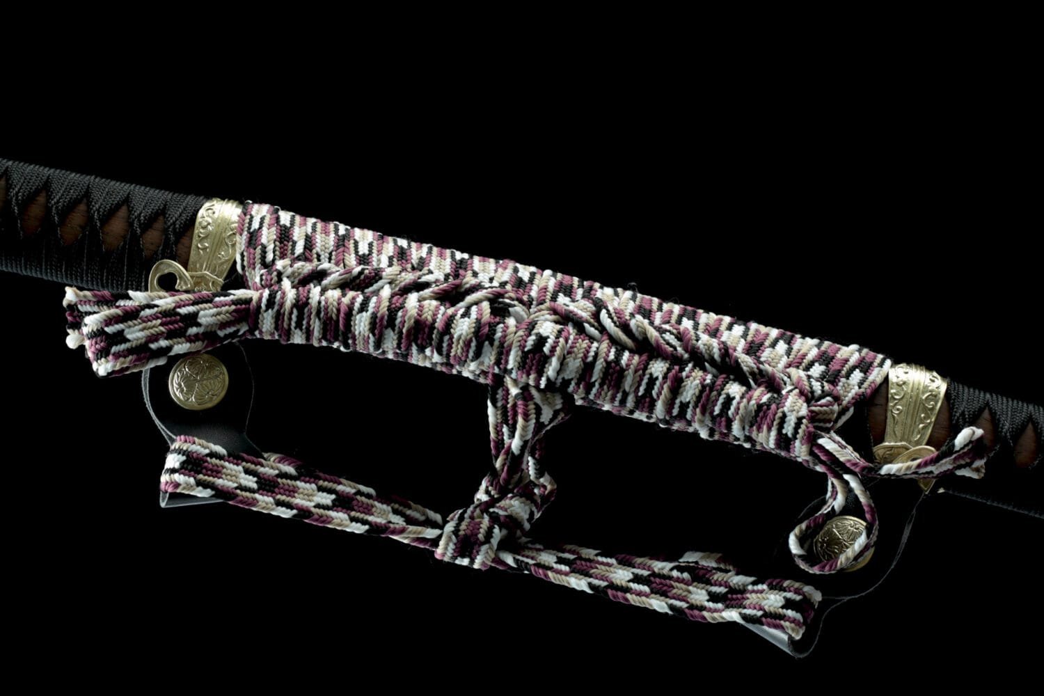 1060 Carbon steel Tachi-Handmade Japanese samurai sword with brown scabbard