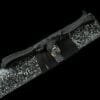 1060 Steel Katana - Handmade Japanese samurai sword with Blue Cord Handle and Iron Fittings