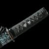 1060 Steel Katana - Handmade Japanese samurai sword with Lacquered Saya and Iron Fittings