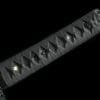 1060 Steel Katana - Handmade Japanese samurai sword with Blue Cord Handle and Iron Fittings