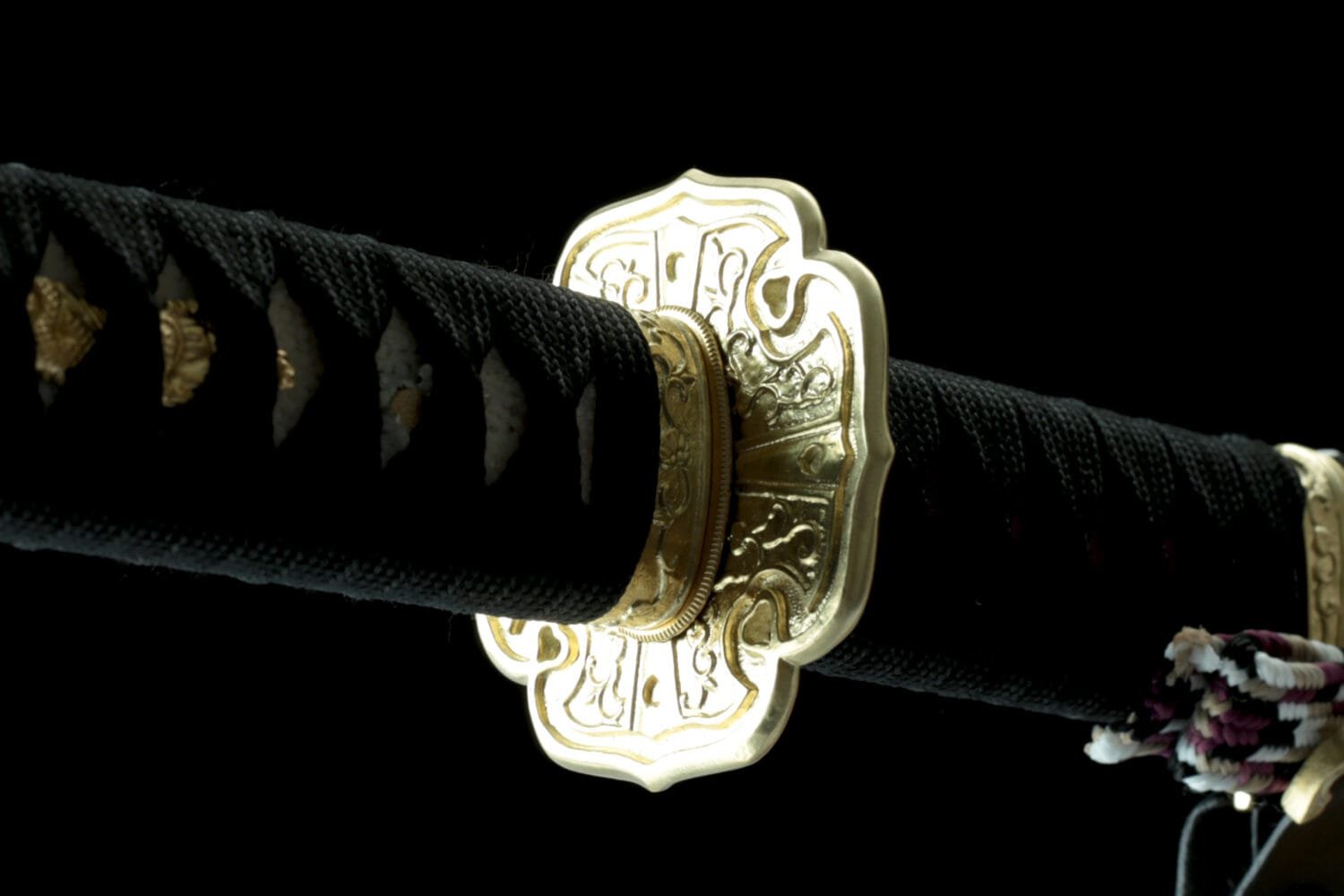1060 Carbon steel Tachi-Handmade Japanese samurai sword with brown scabbard