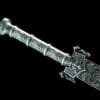 1095 Handcrafted Chinese Sword – Blue Blade with Dragon-Engraved Scabbard