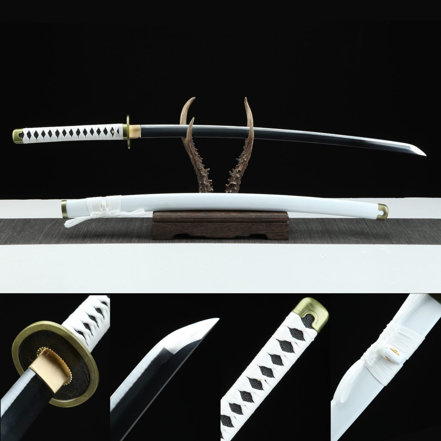 One Piece -Roronoa Zoro Wadou Ichimonji Katana Samurai Sword Replica With 1060 steel