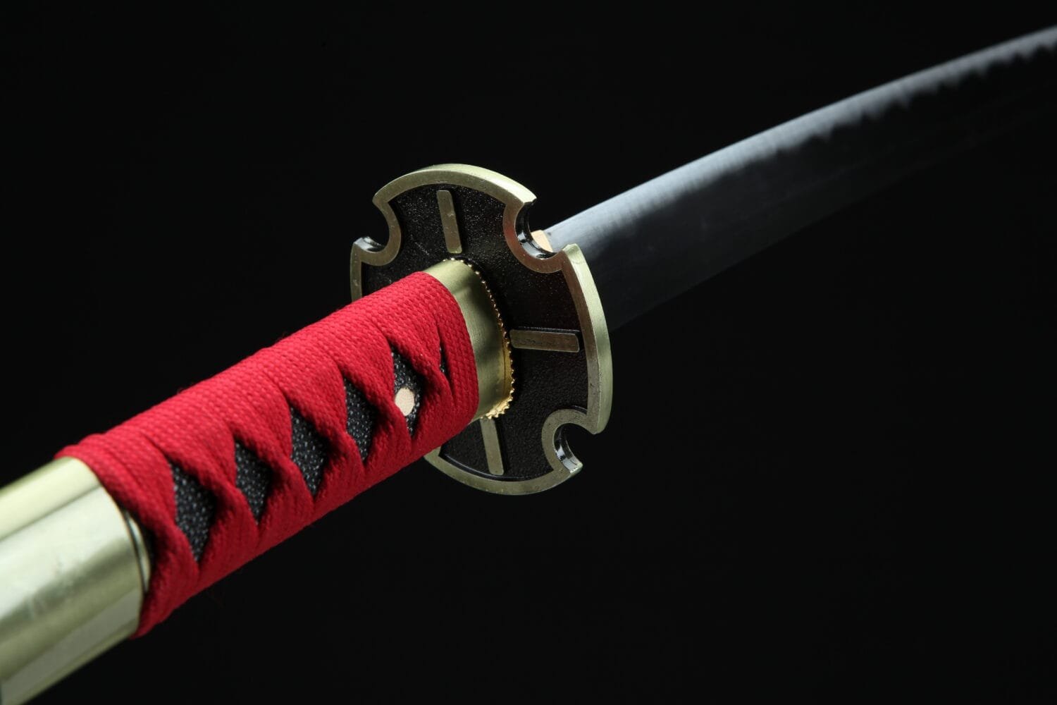 ‎One Piece- Roronoa Zoro Sandai Kitetsu Katana Samurai Sword Replica With 1060 steel