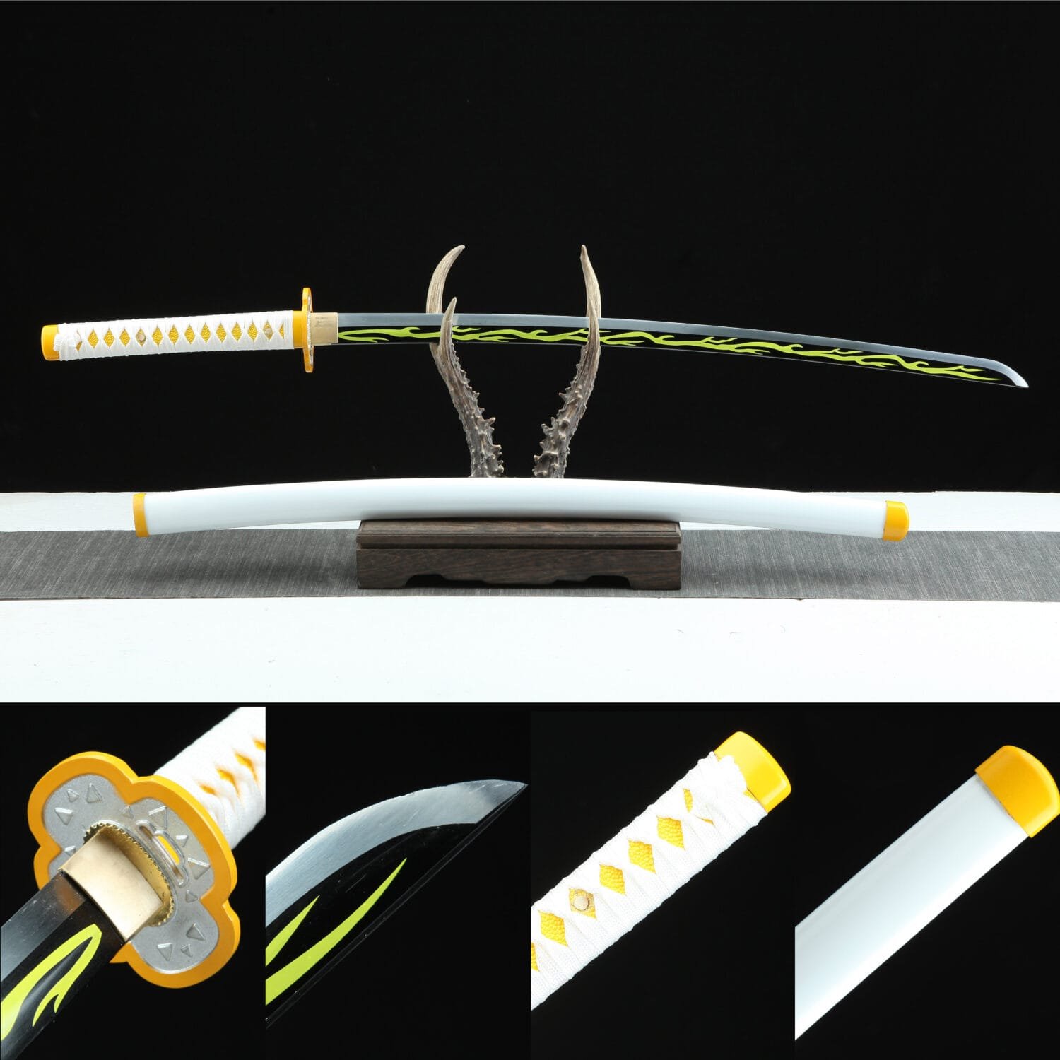 Agatsuma Zenitsu Sword-Demon Slayer Sword With 1060 steel