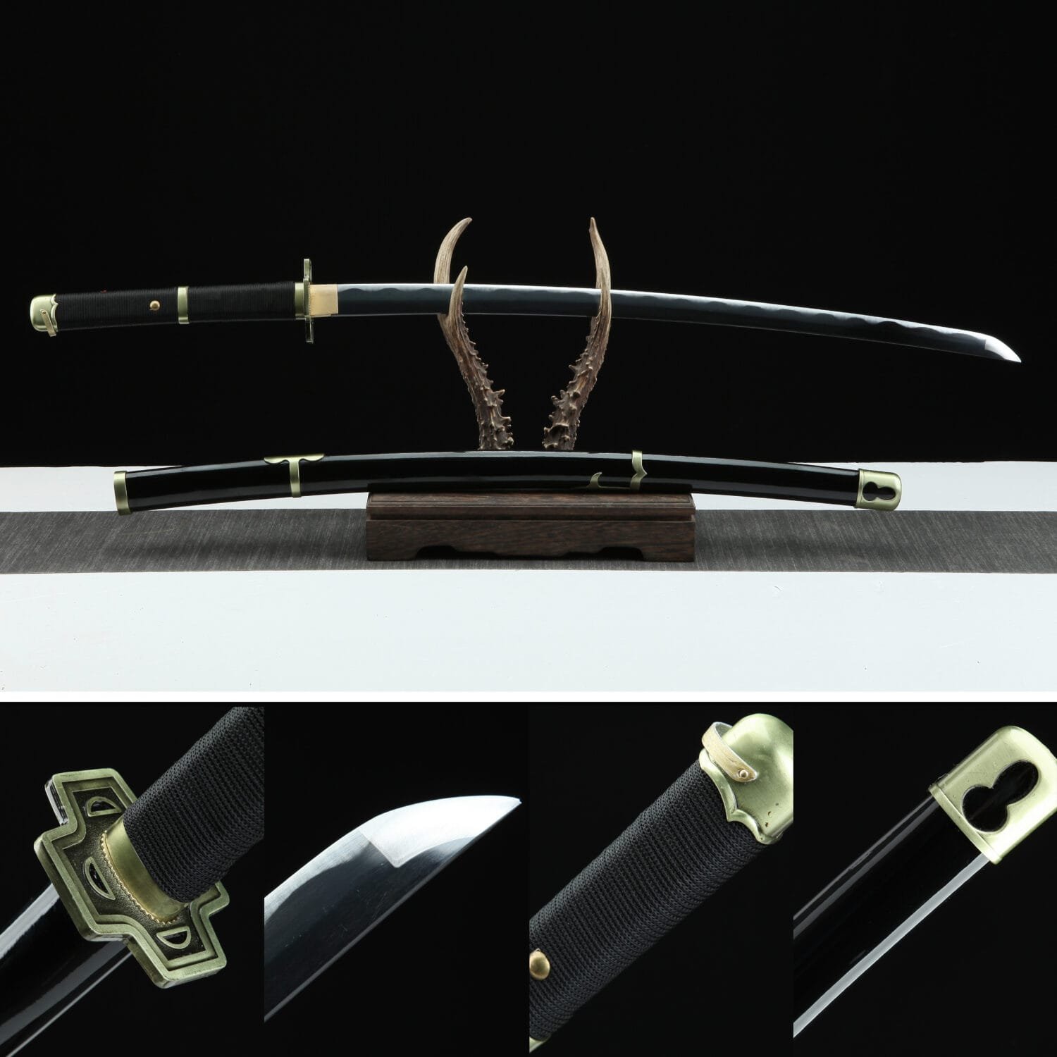new_ABUIABACGAAg-vP3rAYo9tPc-AUw6yM46yM Handmade Japanese samurai sword- Samurai Sword Replica With Black Scabbard 1060 steel