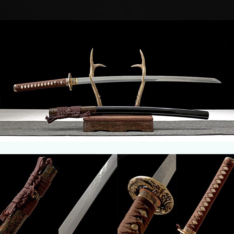Handmade Japanese samurai sword -1095 Steel- Nighthawk