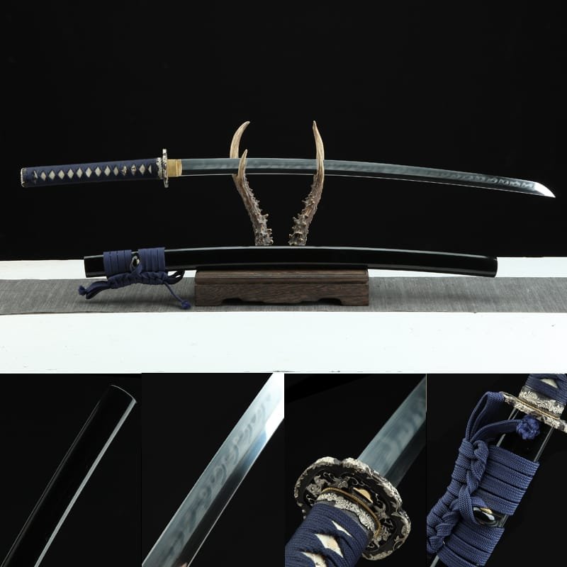 new_未标题-1 Handmade Japanese samurai sword - 1095 Steel - Silver Mantis