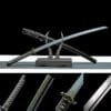 Handmade Japanese samurai sword -Damascus Steel with Twisted Design - Fanchen