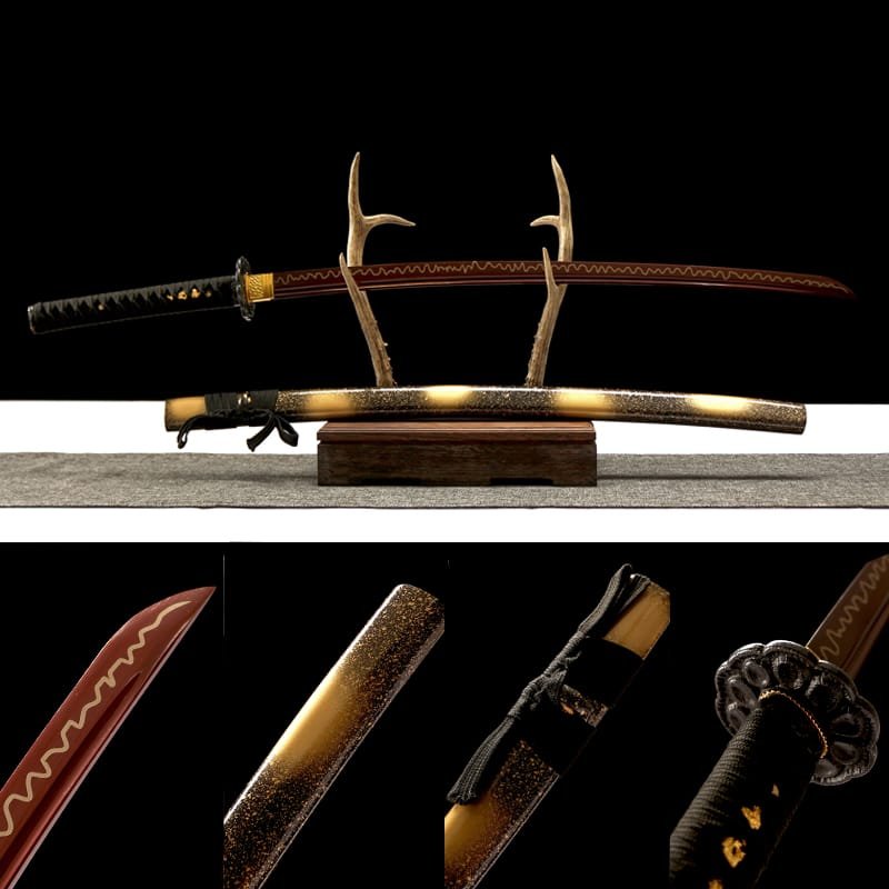 new_未标题-1 Handmade Japanese samurai sword -1060- Leopard