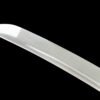 1065 steel - pure handmade Japanese katana - green leather sheath - zinc alloy fittings - frost