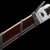 65Mn  Steel- - pure hand-forged samurai sword - green wood sheath material - zinc alloy fittings - silver black brown - lotus - immortal cut open the door