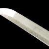Damascus steel - pure handmade Japanese katana - green leather sheath - iron fittings - genuine leather handle - Green-Qingbo