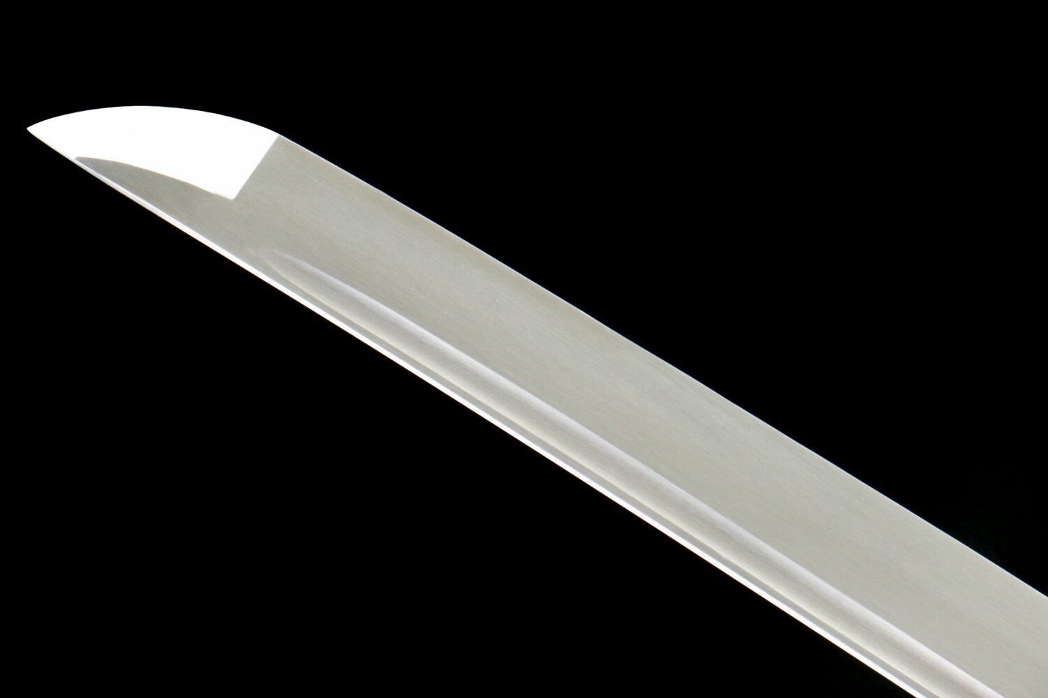 IMG_9930 1065 steel - pure hand-forged samurai sword - green leather sheath - red - deep fire