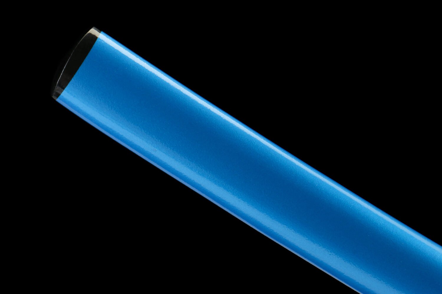 IMG_9950 1065 steel - pure hand-forged samurai sword - green leather sheath - roasted blue - dark mist