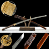 T10 Steel - Purely Handmade Japanese Katana - Covered with Burning Blade - Copper Fittings - Phoenix T10 Burning Blade Katana - Flame Blade