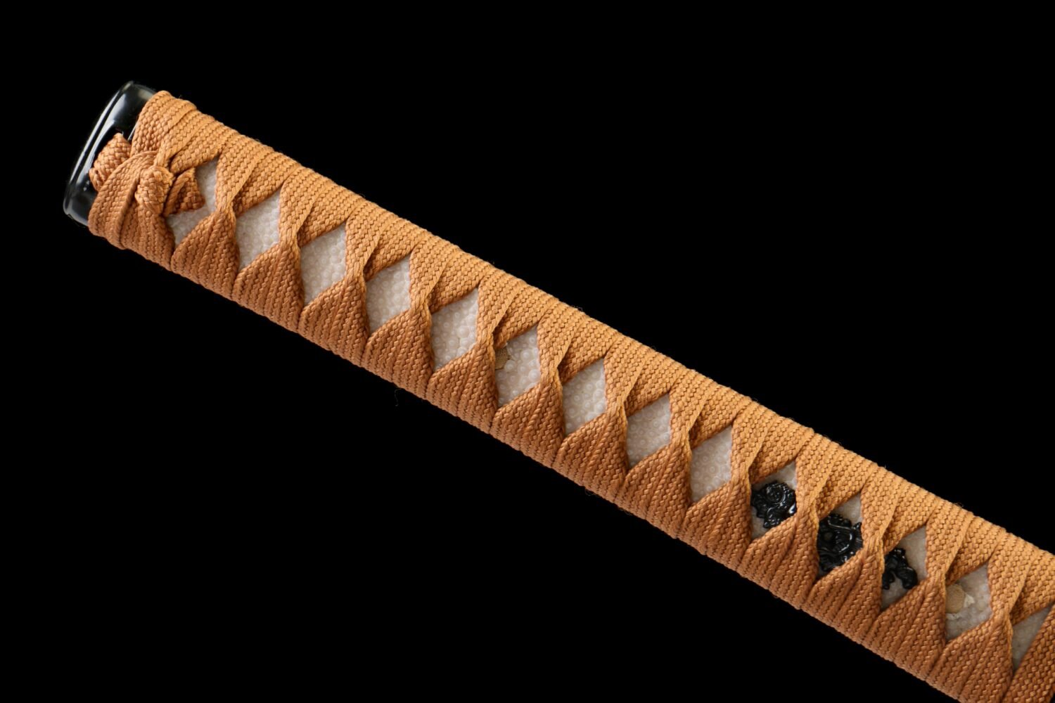 T10 steel - pure handmade Japanese samurai sword - earth-covered and burned blade - iron tools - sunset
