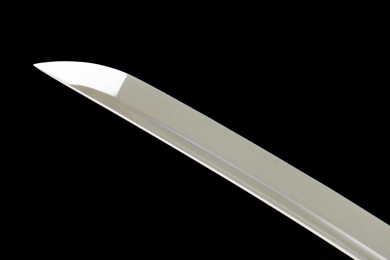 IMG_1335 1065 steel - pure hand-forged samurai sword - zinc alloy fittings - high carbon steel black samurai sword - yellow moon