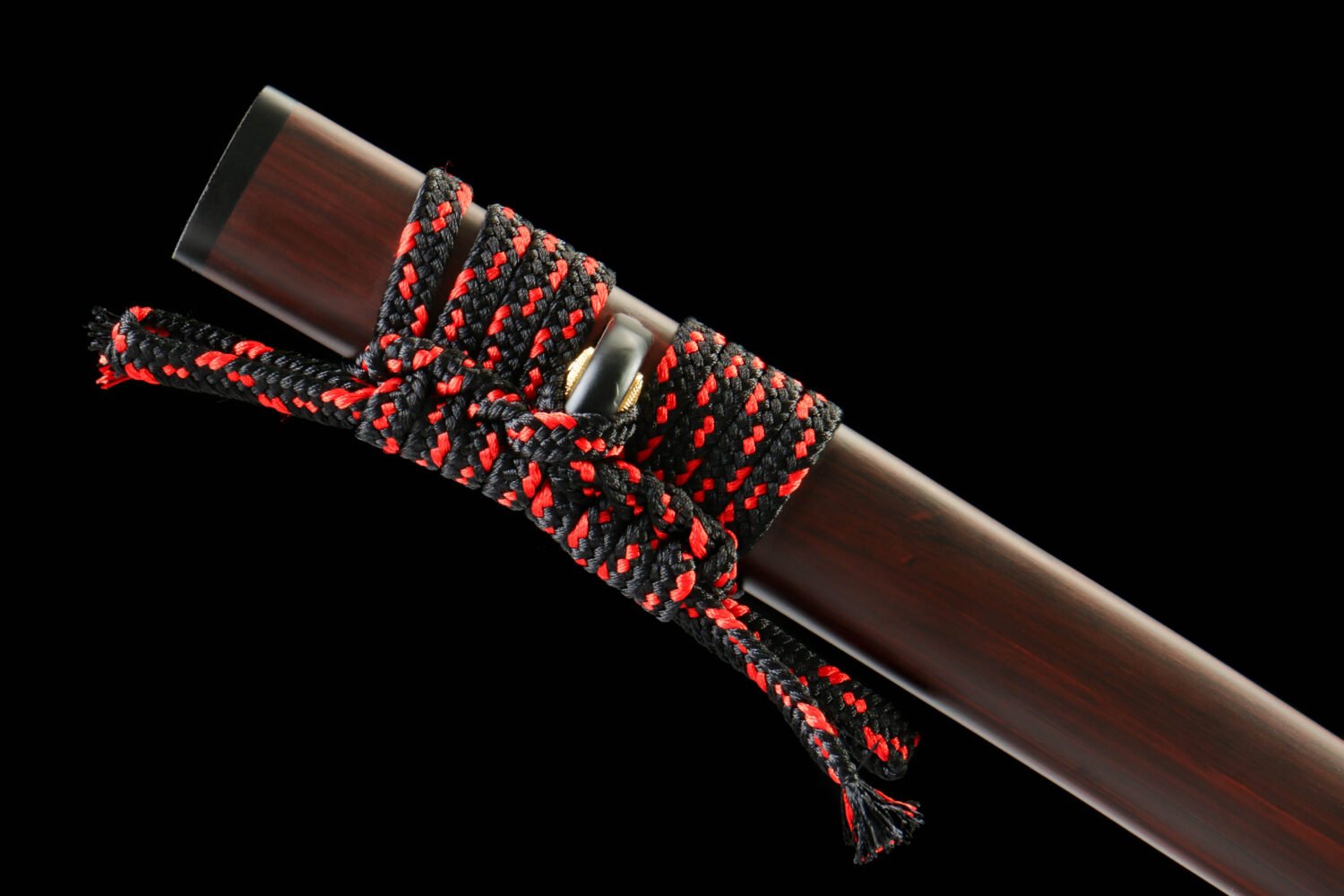 IMG_1349 1065 steel - pure hand-forged samurai sword - zinc alloy fittings - wine red tree pattern high carbon steel samurai sword - red claw
