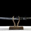 IMG_1355 1065 steel - pure hand-forged samurai sword - zinc alloy fittings - smoked blue high carbon steel samurai sword - Yuyu