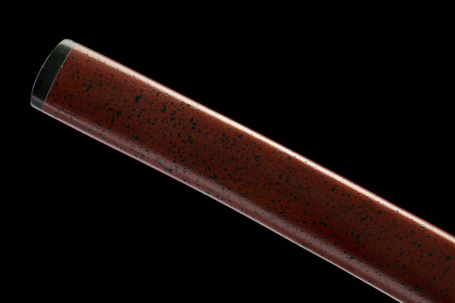 IMG_1419 1065 steel - pure hand-forged samurai sword - zinc alloy fittings - iron-mounted black and red samurai sword - black phoenix