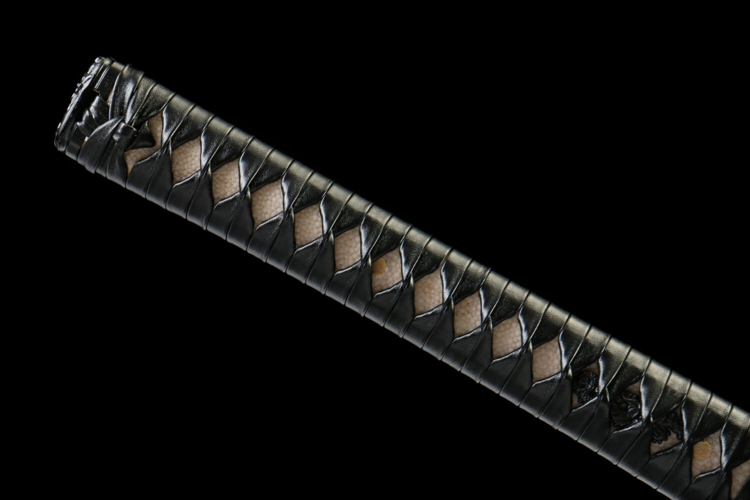 IMG_1425 1065 steel - pure hand-forged samurai sword - zinc alloy fittings - smoked blue high carbon steel samurai sword - Yuyu