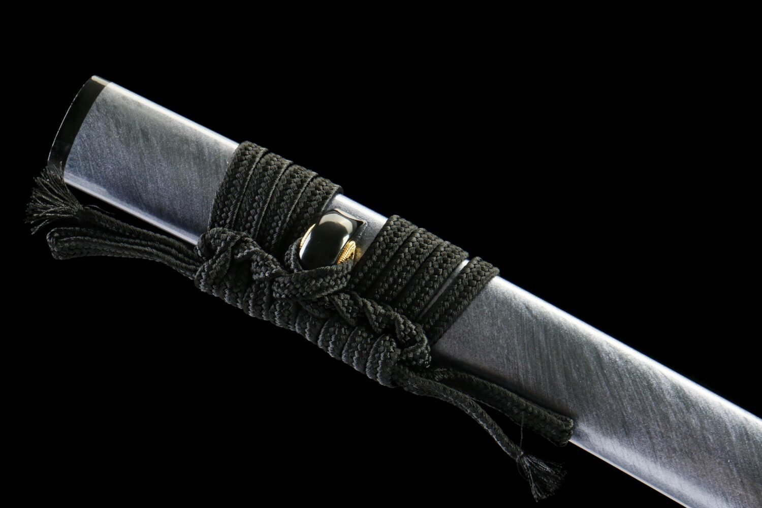 IMG_1428 1065 steel - pure hand-forged samurai sword - zinc alloy fittings - smoked blue high carbon steel samurai sword - Yuyu