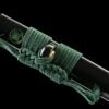 IMG_1644 1065 steel - pure handmade Japanese samurai sword - zinc alloy fittings - green family pattern high carbon steel samurai sword - Shadow King