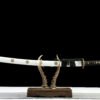 IMG_1668-2 1065 steel - pure hand-forged samurai sword - zinc alloy fittings - white family pattern high carbon steel samurai sword - white phoenix
