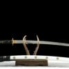 IMG_1669-2 1065 steel - pure hand-forged samurai sword - zinc alloy fittings - white family pattern high carbon steel samurai sword - white phoenix