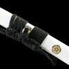 IMG_1730-2 1065 steel - pure hand-forged samurai sword - zinc alloy fittings - white family pattern high carbon steel samurai sword - white phoenix