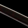 T10 steel - pure handmade Japanese katana - earth-covered burnt blade - copper fittings - katana made of katana with burnt blade - gold feather knife