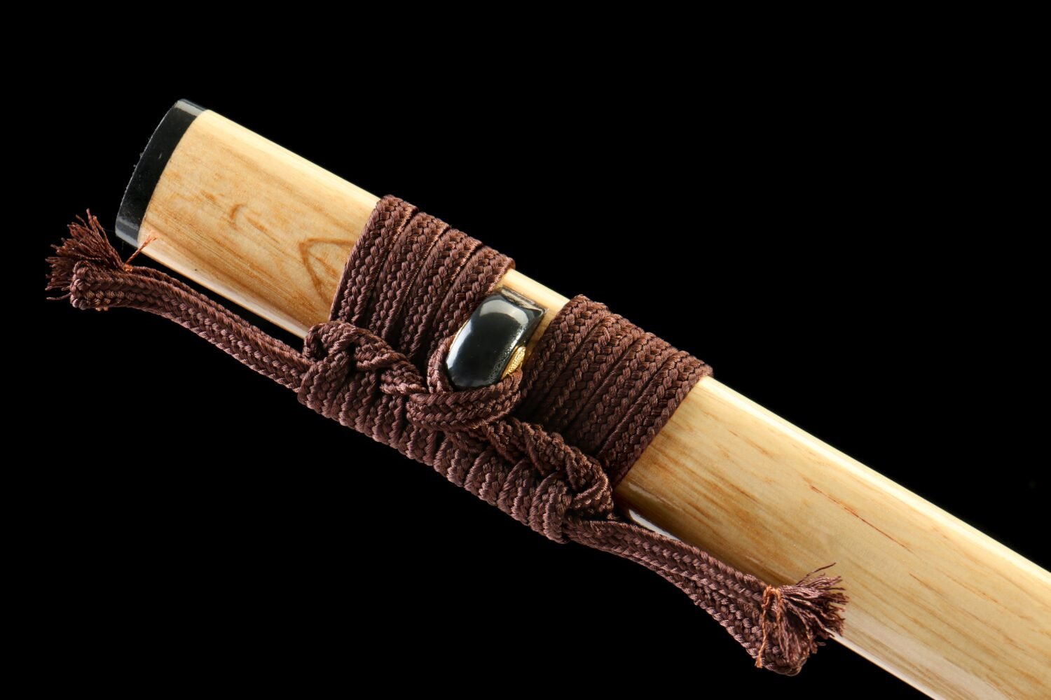 1065 steel - pure handmade Japanese katana - zinc alloy fittings - original wooden sheath high manganese steel katana - jade blade