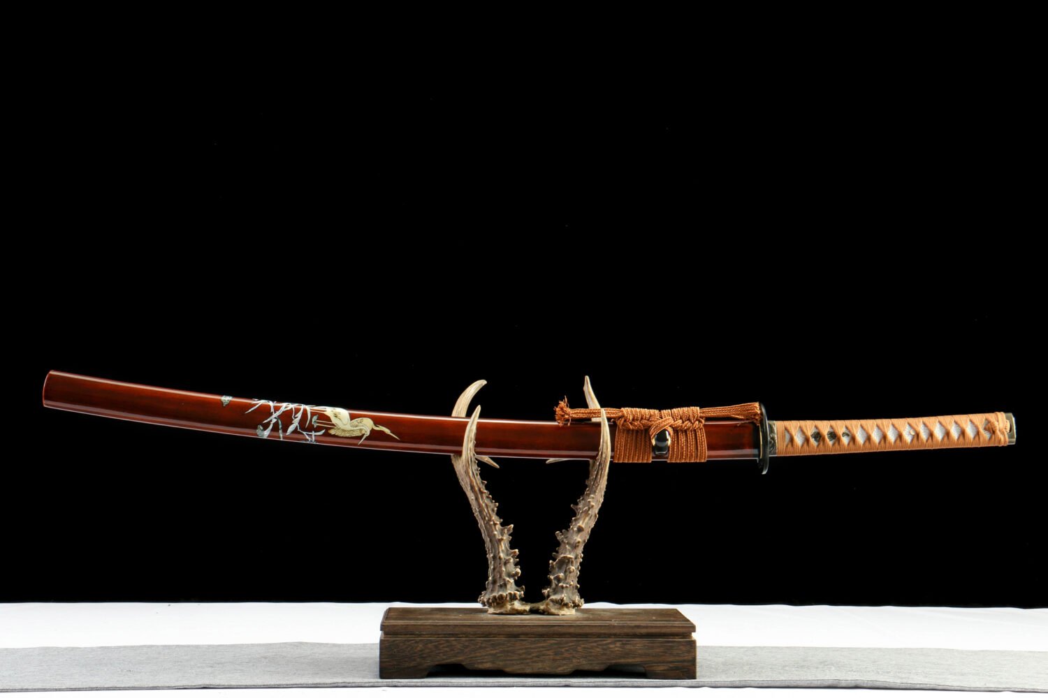 1065 steel - pure handmade Japanese samurai sword - iron equipment - crane high manganese steel samurai sword - Suxin blade