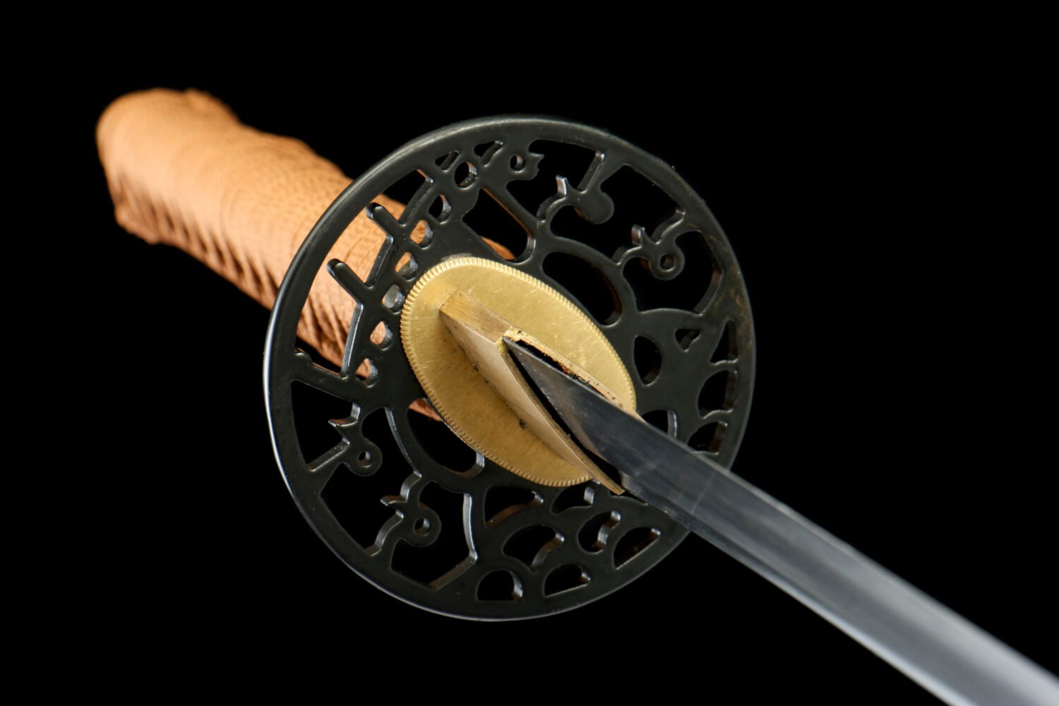 1065 steel - pure handmade Japanese samurai sword - iron equipment - crane high manganese steel samurai sword - Suxin blade