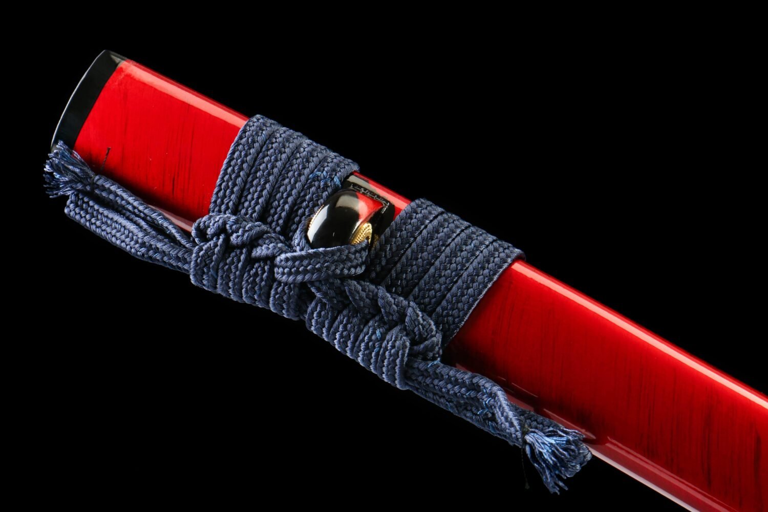 IMG_2117 1065 steel - pure hand-forged samurai sword - zinc alloy fittings - bright red high manganese steel samurai sword - Tongrui