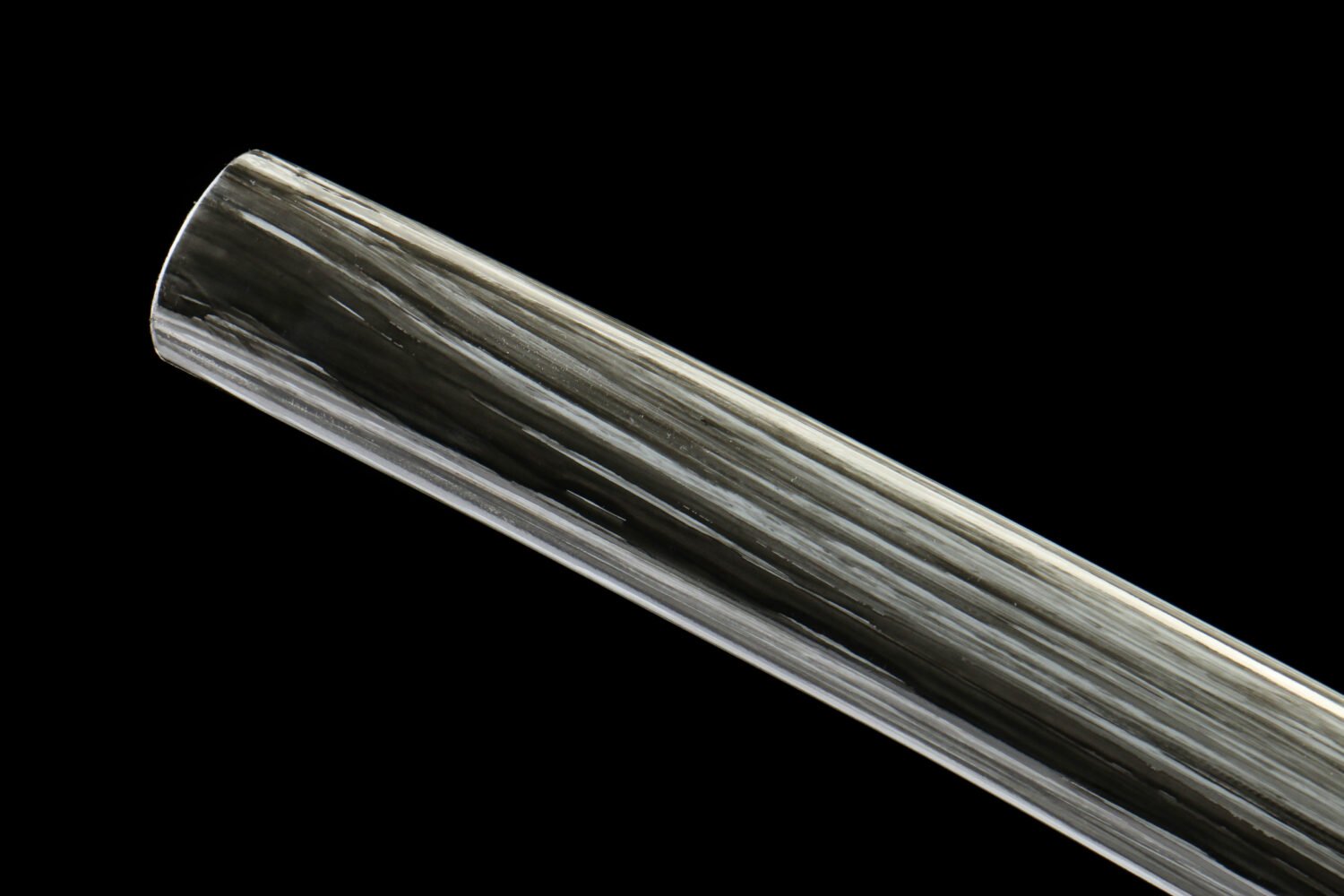 IMG_2227 1065 steel - pure handmade Japanese samurai sword - iron fittings - gold-painted double groove high carbon steel samurai sword - smoked gray - Mohuazhan