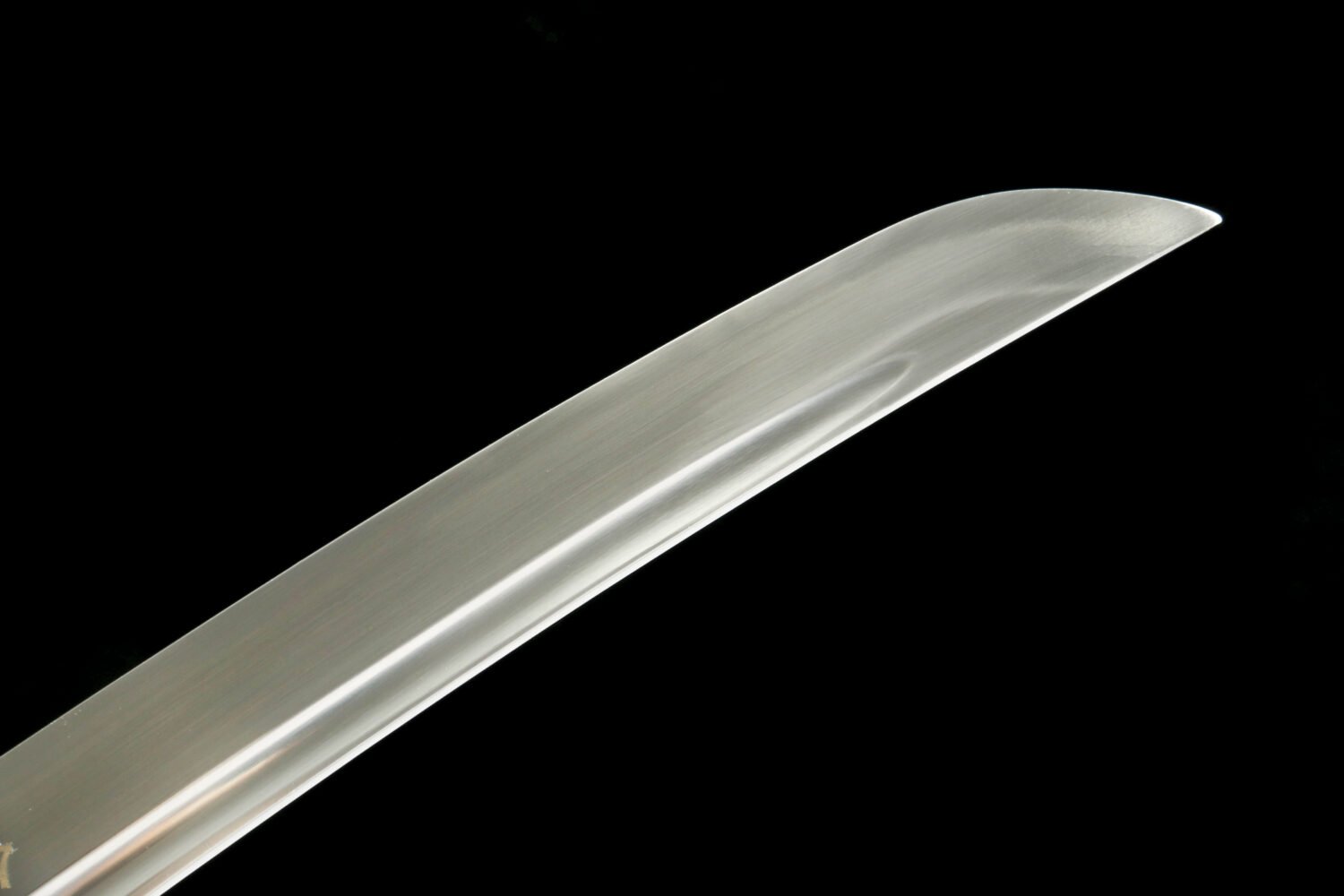 IMG_2241 1065 steel - pure hand-forged samurai sword - green leather sheath - iron equipment - iron special lower thread high carbon steel samurai sword - black edge