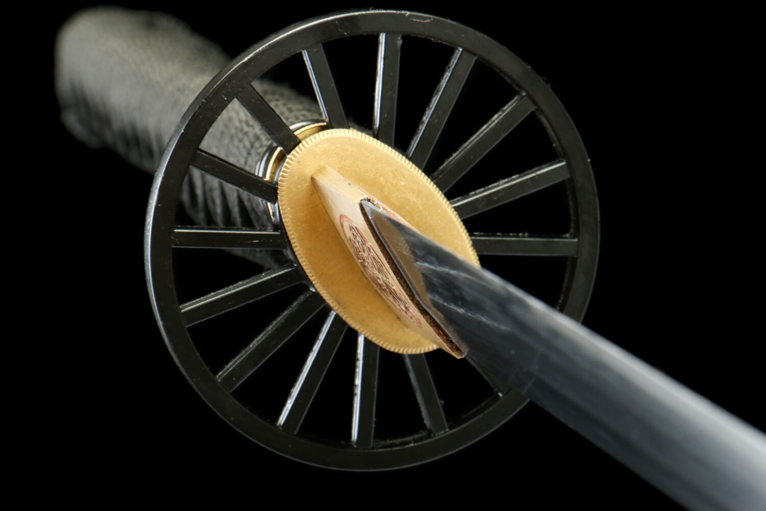 IMG_2293 1065 steel - pure hand-forged samurai sword - iron equipment - real fish skin high carbon steel samurai sword - Mo Rui