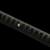 Carbon steel + ceramic coating - pure hand-forged samurai sword - iron equipment - ceramic coating engraved dragon sheath samurai sword - black handle
