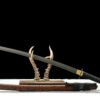 Carbon steel titanium-plated-pure handmade Japanese katana-iron equipment-gilt titanium-plated katana-obsidian slash