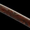 Carbon steel titanium-plated-pure handmade Japanese katana-iron equipment-gilt titanium-plated katana-obsidian slash