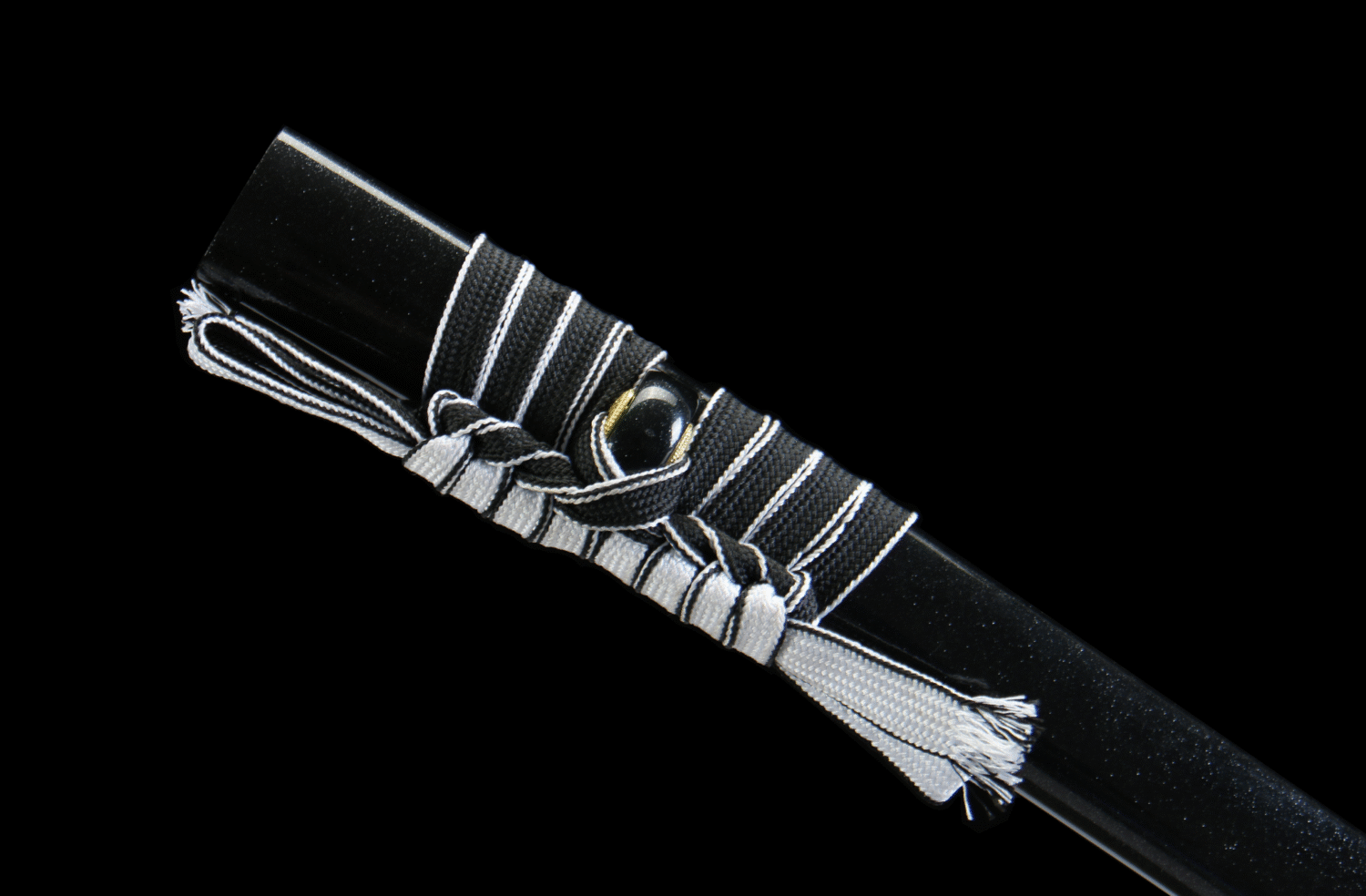 IMG_3584 1065 steel-hand-forged katana-green leather sheath-copper equipment-Long Yin