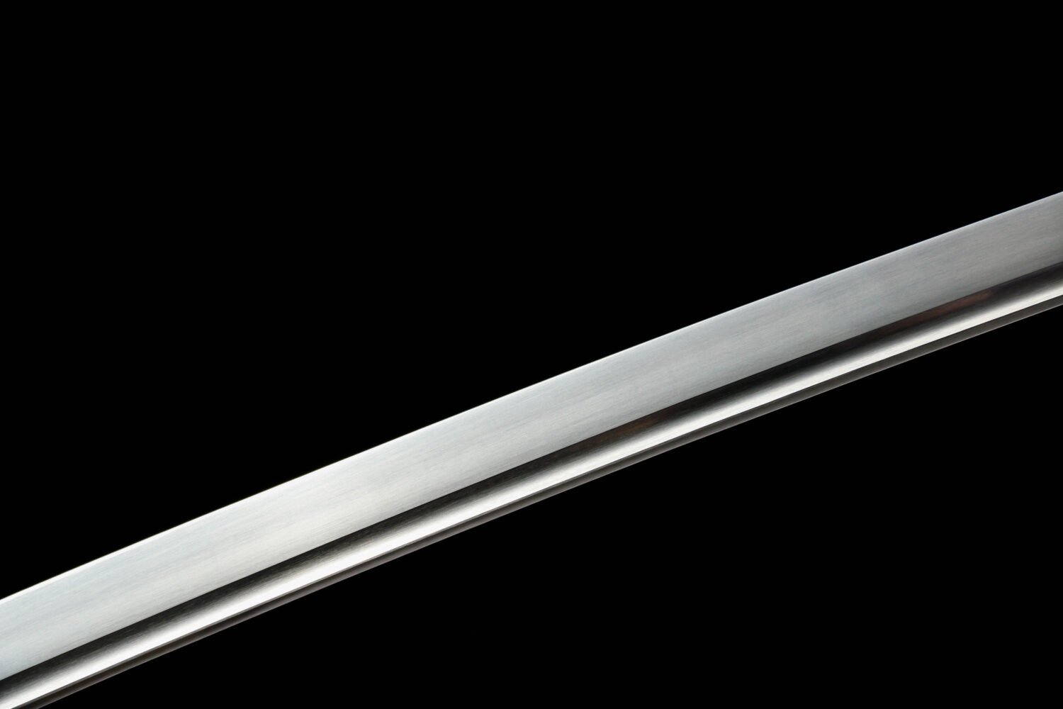 IMG_3818 1065 steel - pure hand-forged samurai sword - green leather sheath - iron fittings - Qingying